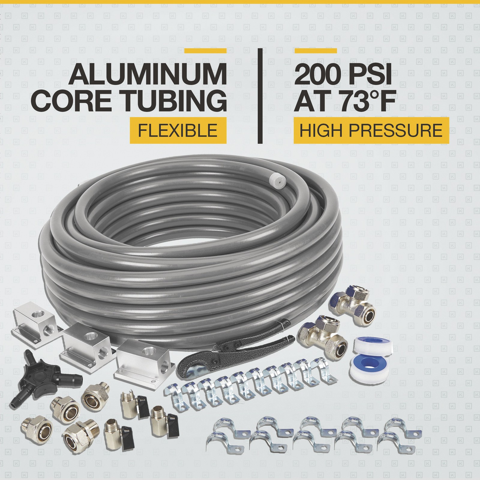 Klutch 3/4in., 100ft. Master Kit Compressed Air Piping System