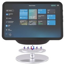ITSHOM Stand Compatible with Echo Show 8 (2025) & 11, Swivel and silver