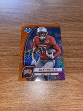 2024 Bowman University Chrome - Ricky White III #153 Orange Shimmer /25