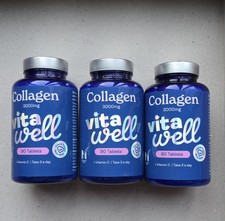 Image of Collagen Bovine Tablets with Vitamin C 3 X 90 tablets