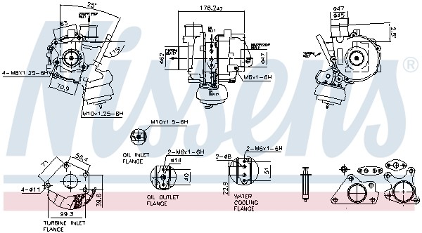 Turbolader FüR Mazda 6 Station Wagon GY 2.0 Di GH CR19-image