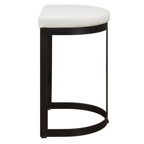 Uttermost Ivanna White Counter Stool - Picture 3 of 6