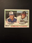 TOPPS BASEBALL CARDS 1978 NOLAN RYAN HOF STRIKEOUT LEADERS NRMT! SHARP!