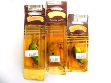 BOMBER SQUARE A, SHALLOW A & MODEL A - 3 LURES - RARE - B66