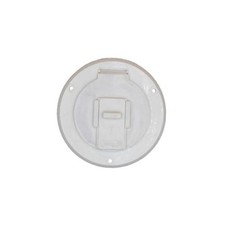 5412 Electric Power Cord Hatch Cover for RV Camper White 30 50 Amp