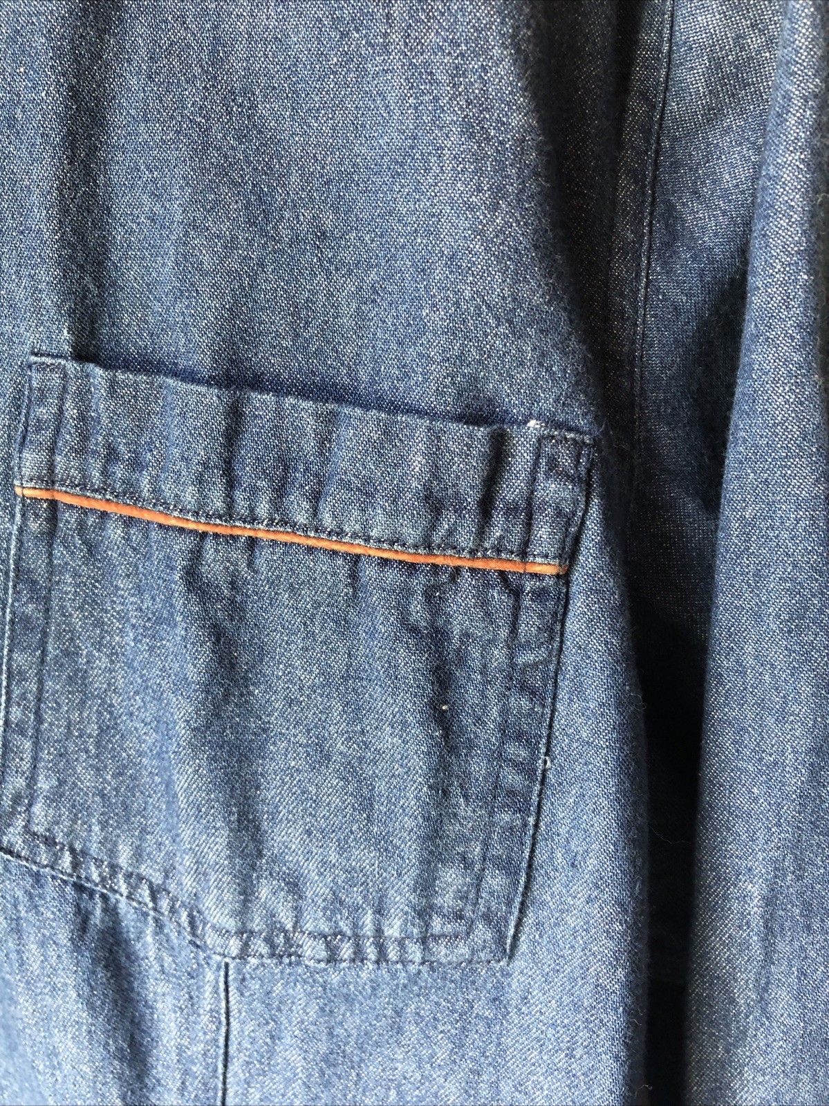 Vintage White Stag Denim Horse Equestrian zip Up Shirt Jacket / Women’s XL