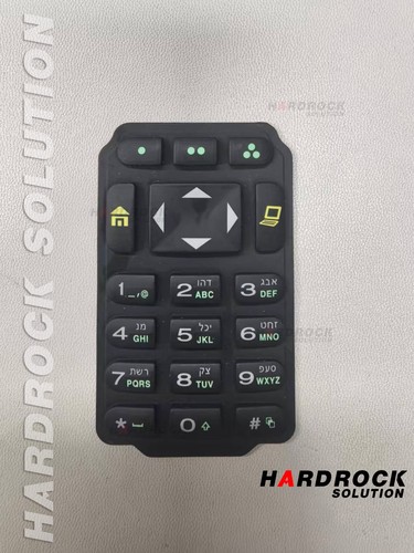 Motorola APX 6000/APX8000 OEM Rubber Full Keypad Replacement Part English Hebrew