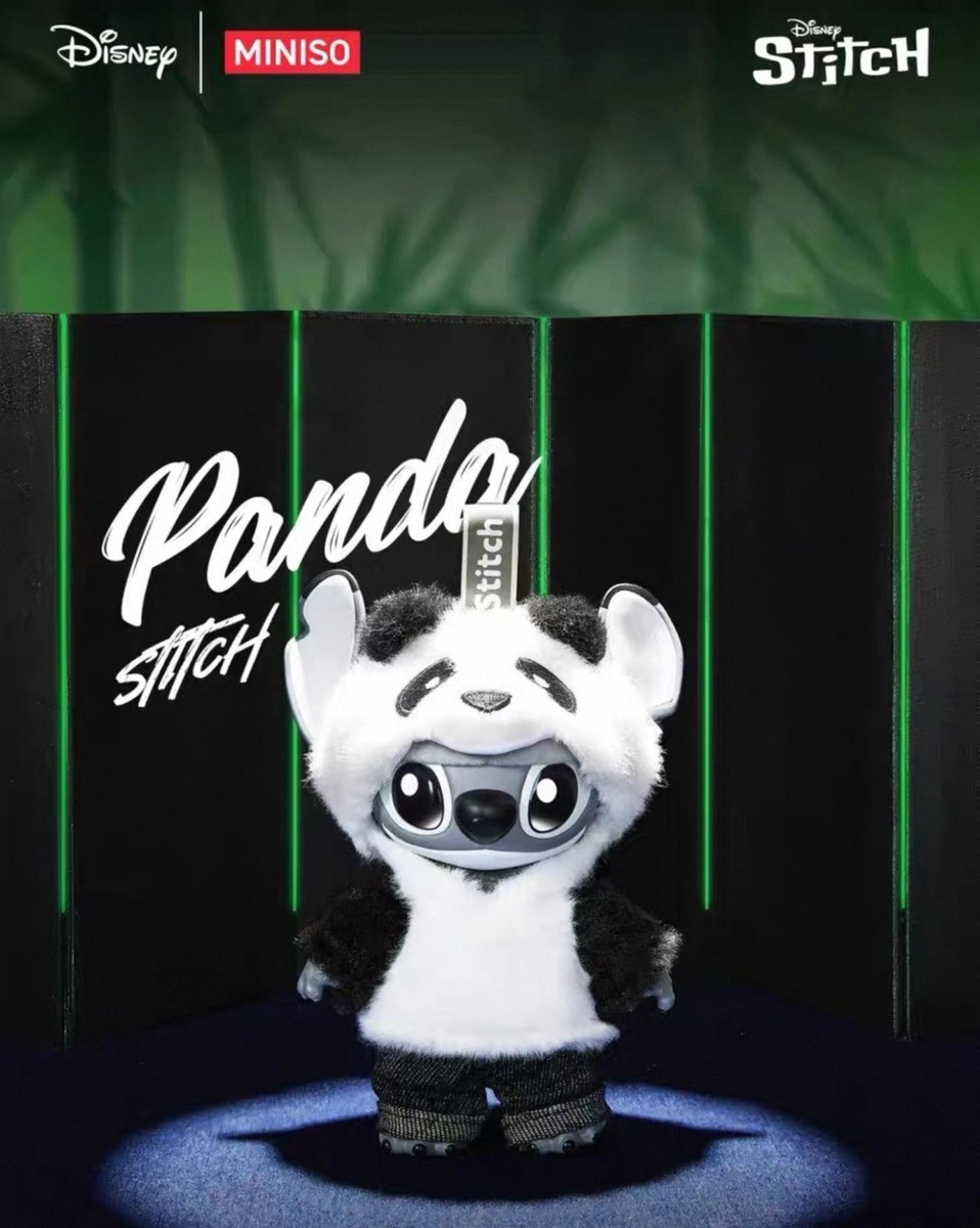 Miniso Stitch Vinyl panda Plus Keychain | eBay