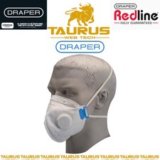 DRAPER Professional FFP2 NR Vertical Dust Mask Construction 2 Pack UK FREE P&P