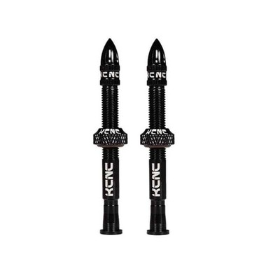 2er Set Tubeless Ventile KCNC Aluminium 80mm schwarz