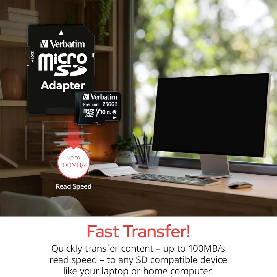 Verbatim 512GB Premium microSDXC Memory Card with Adapter UHS-I V10 Class 10 Sup - Image 4 of 4