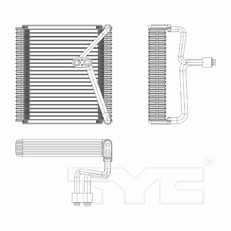 New AC Evaporator for 06-11 Hyundai Accent Sedan/07-11 Accent Hatchback - Image 4 of 4