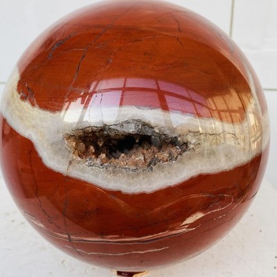 Natural tiger's eye ball quartz crystals sphere gem reiki healing 6020g