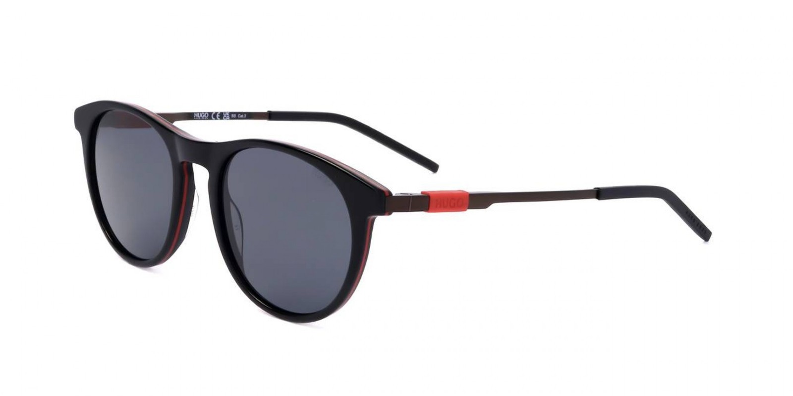 Occhiali da Sole Hugo HG 1154/S Black red 51/19/145 Uomo