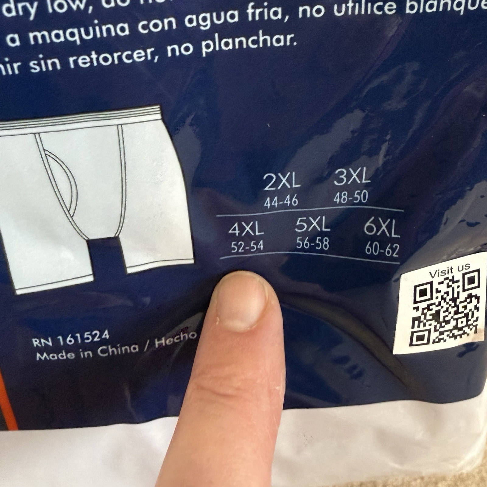 Different Touch 3 Pack Men’s Cotton Blend Knit Boxer Briefs Big & Tall 4XL