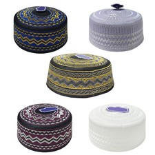 Men s Islamic Prayer Kufi Hat EID Ramadan Hijab Prayer Caps Arabian Turban Hat