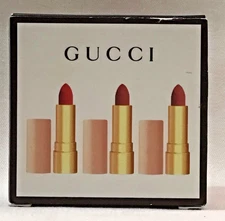 GUCCI MATTE LIPSTICK TRIO GOLDIE RED JANET RUST ARGENTINA