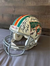 1972 Miami Dolphins Team Signed Helmet 30 Year Reunion 40+ Signatures