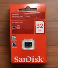 New Sandisk Micro SD 32 GB Mobile Micro SDHC Card