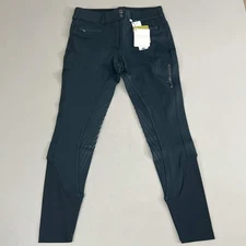 SAMSHIELD Clara Winter Equestrian Pants Women's Sz US 26, UK 8, FR 36 Moonless N
