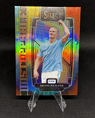 Panini 2023-24 Select FIFA Erling Haaland Unstoppable Tie-Dye Prizm /49 #23