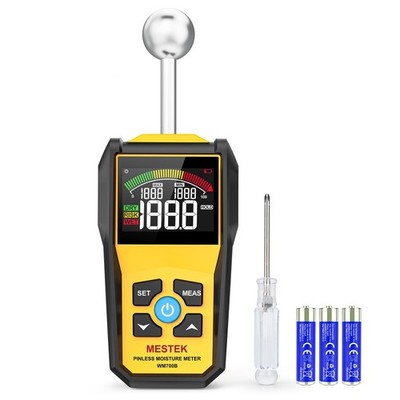 Wood Moisture Meter for Non-Destructive Moisture Detection in Drywall, Wood, ...