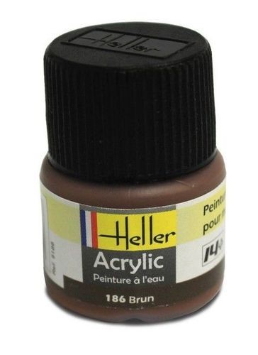 Bright 9186 - Acrylic Paint 186 Brown, 12ml - New