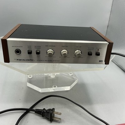 Realistic 42-2108 Retro Stereo Reverb System Vintage Mixing Mic 70's. 82