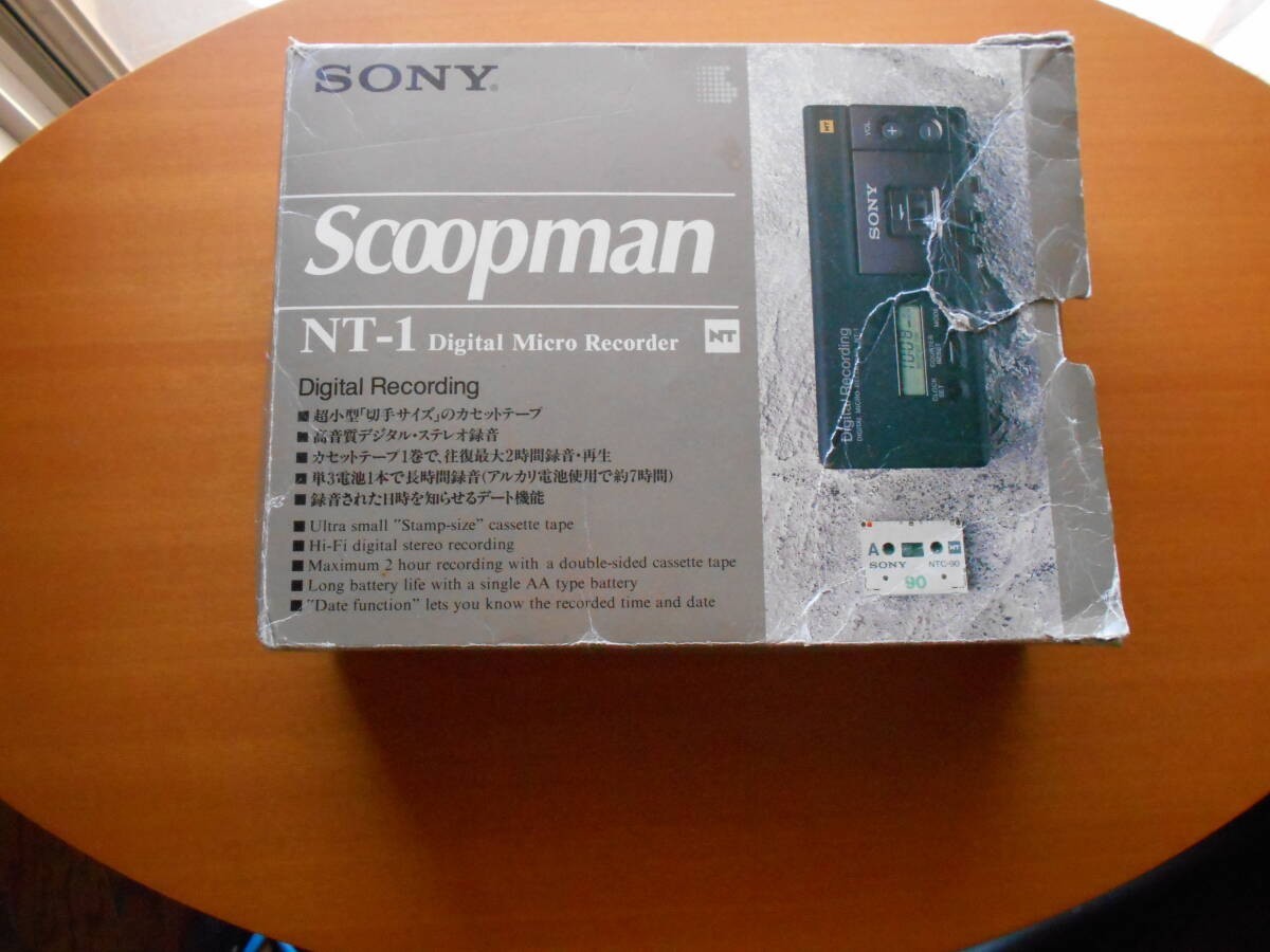 SONY NT-1 Scoopman デジタルマイクロカセットレコーダー SONY デジタルマイクロレコーダー NT-1（Scoopman） : さくの