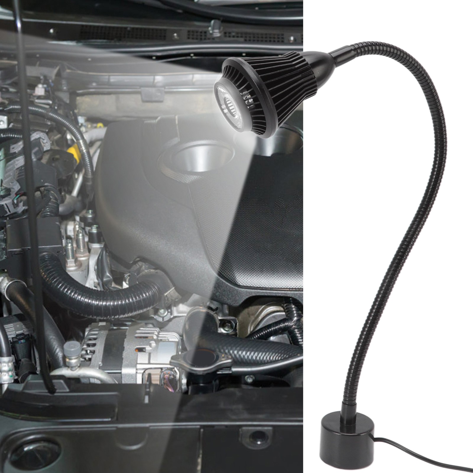 LED Machine Work Lamp With Flexible Gooseneck For Workshop Use Excellent