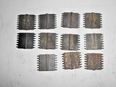 11x neue 2,5 cm Zahneiseneinsätze, fein - Bild 1 von 2