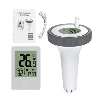 Wireless Pool Thermometer Digital LCD Bildschirm für Schwimmbad Aquarium