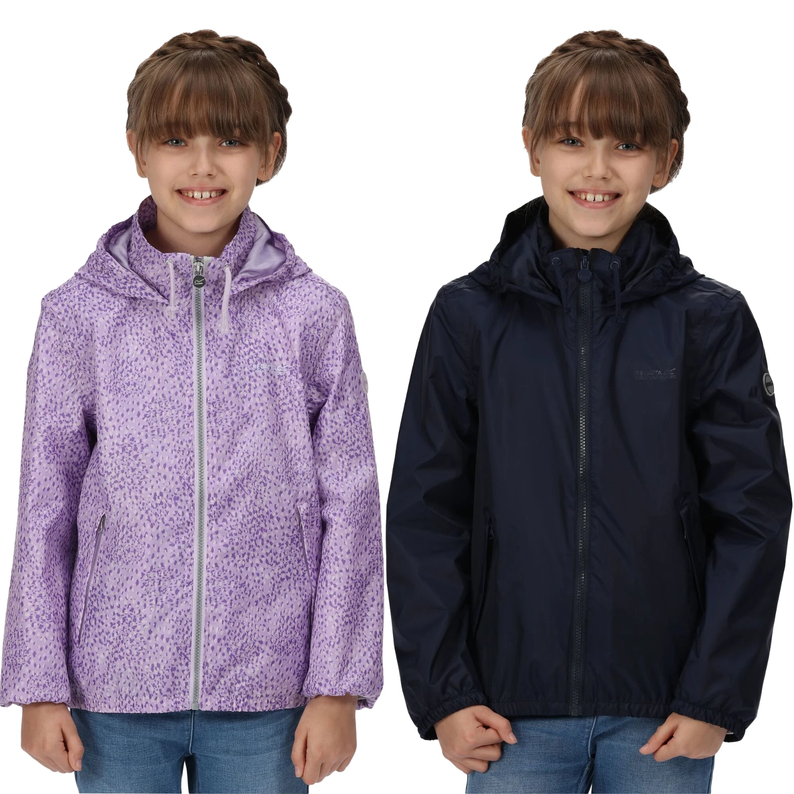 Regatta Kids Catkin Summer Lightweight Waterproof Jacket