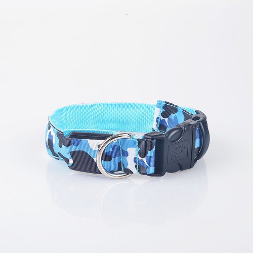 LED Glow Collar Dog Puppy Pet Flashing Light Safety Glow In The Dark FAST POST - Picture 52 of 81