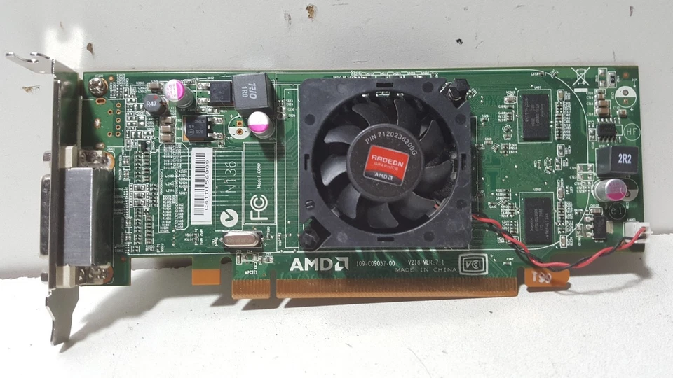 ATI-AMD Radeon HD 512MB 109-C09057-00  Low Profile Video Card SFF 01CX3M - Image 4 of 4