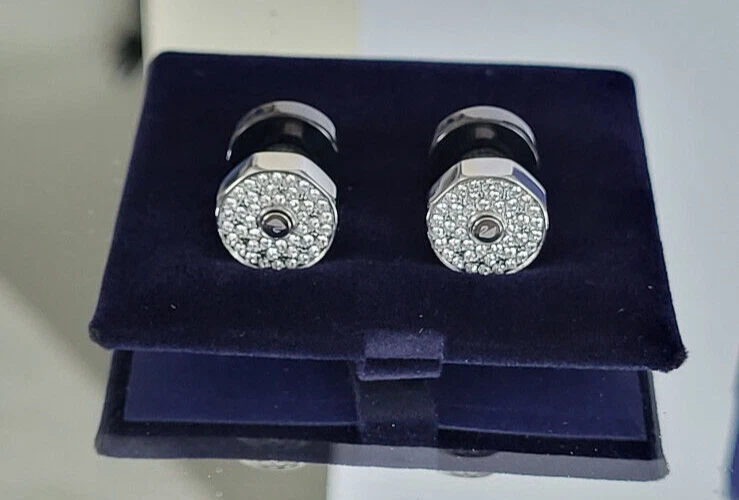 SWAROVSKI Beidseitig tragbare Gear Metallmix Manschettenknöpfe 5252355 NEU MIB - Bild 2 von 3