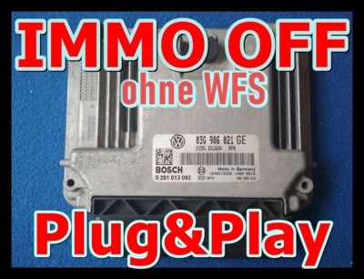 VW Golf Plus 2.0 IMMO OFF/PLUG&PLAY 0281013092 -  03G906021GE /Deu - 2 Tage