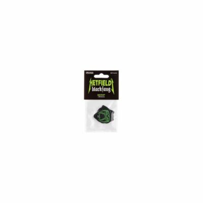 DUNLOP Ultex Hetfield's Black Fang Picks, Player's Pack, 6 pcs., black 0.94 mm