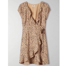 ARITZIA leopard print wrap dress