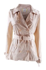 Iceberg Cream Long Sleeved Short Mac (it 42 | Uk 10)