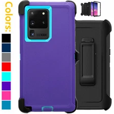 For Samsung Galaxy S20 Ultra Defender Rugged Case Cover with Clip fits Otterbox