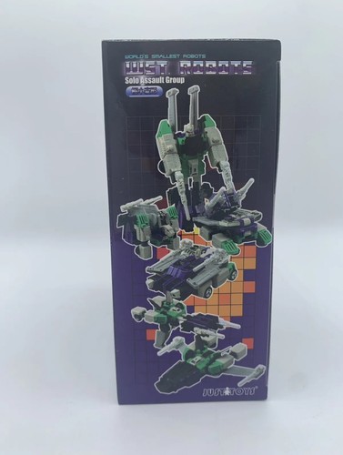 Transformers JUSTITOYS WST Smallest Solo Assault Group Sixshot New - Picture 2 of 4
