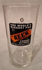 The Great British Beer Festival London Olympia 1998 Advertising Bar Pint  Glass.