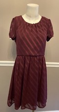 Burgundy Forever 21 Dress - Size M