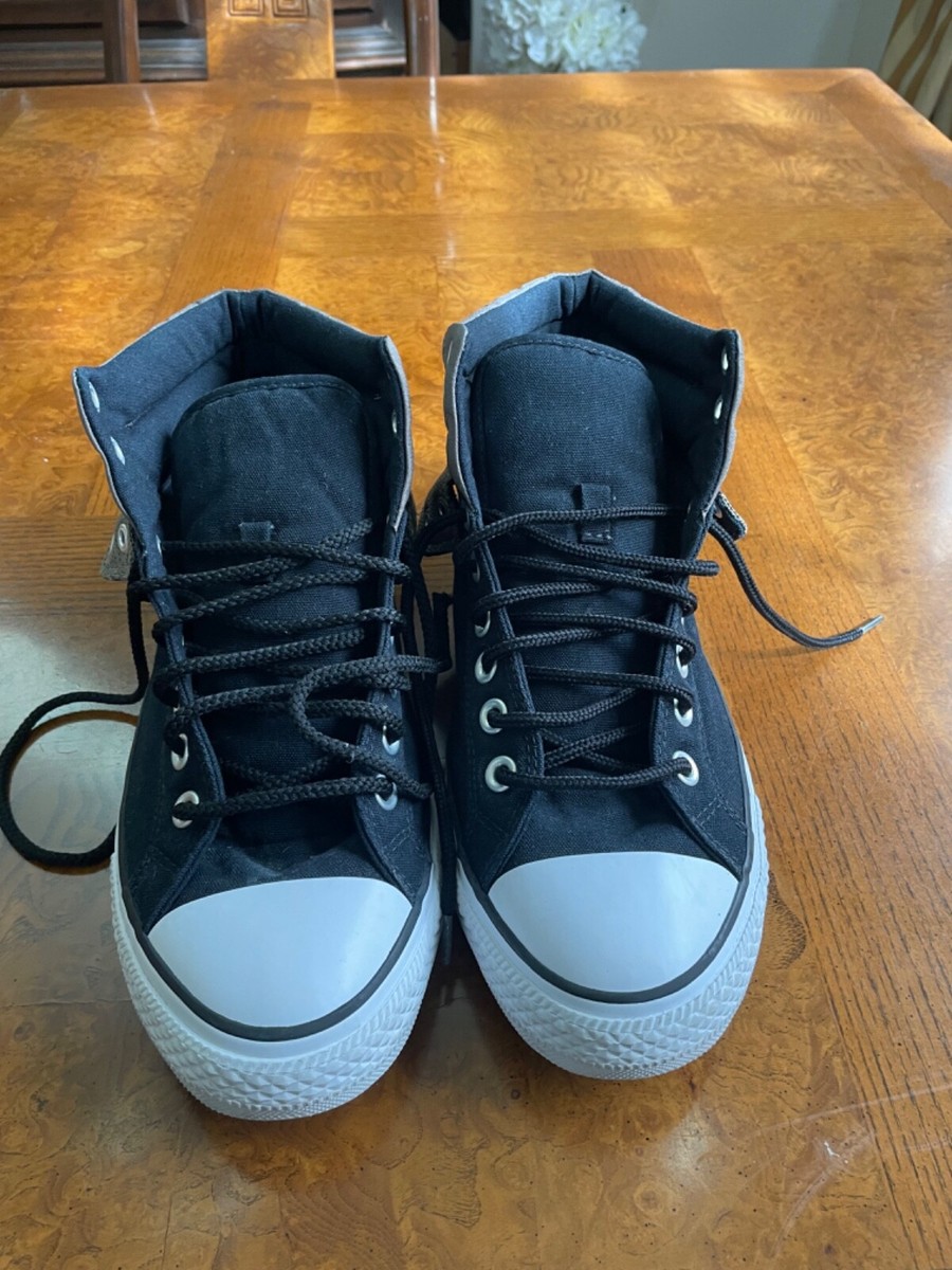 Size 9.5 Mens - Converse Chuck Taylor All Star High Black | eBay