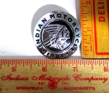 Indian screw-back concho vintage biker collectible old motorcycle accessory USA