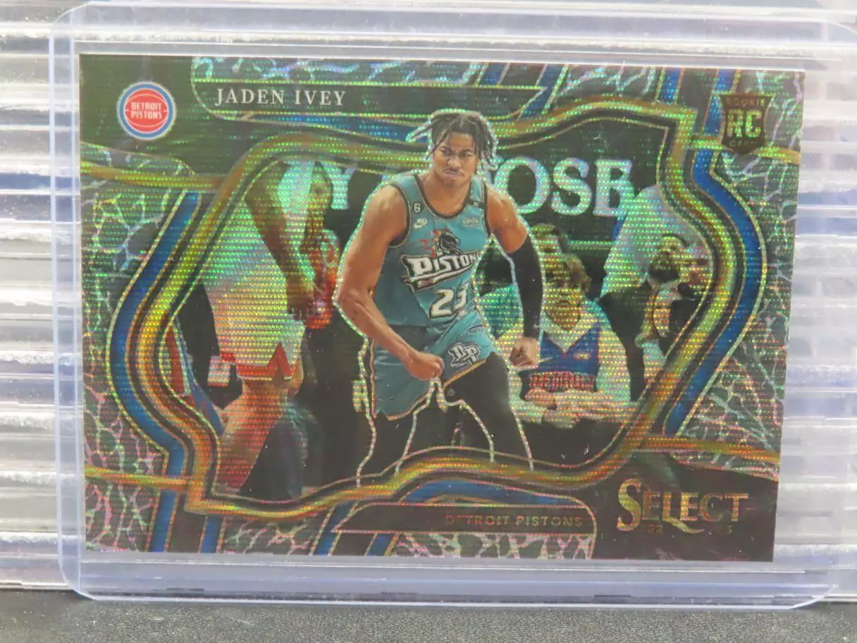 2022-23 Select Jaden Ivey Courtside Elephant Prizm Rookie RC #298 Pistons