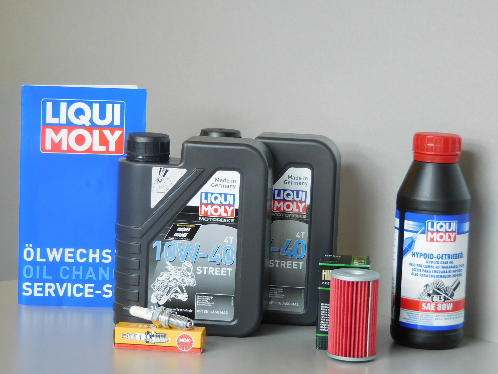 Maintenance Set Kymco Grand Dink 125 Oil Spark Plug Inspection Service 2007-2011