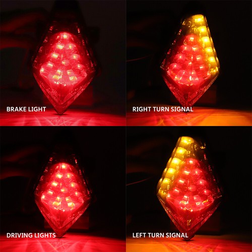 Integrated LED Tail Light Turn Signal Blinker For YAMAHA YZFR1 XP530 T-MAX - Picture 17 of 20