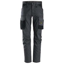 Snickers 6803 All Roundwork Slim Fit Stretch Work Trousers No Knee Pouch